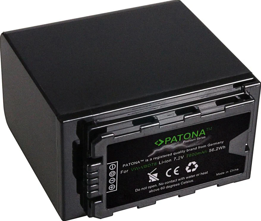 1231 Batteria per fotocamera/videocamera Ioni di Litio 7800 mAh