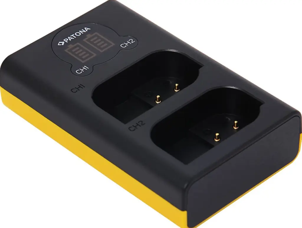 Caricabatteria doppio per DMWBLK22