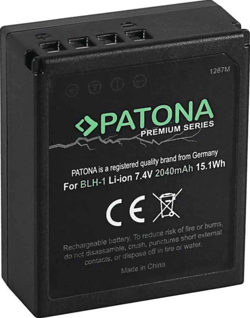Battery Fully Decoded Olympus BLH1 OMD EM1 MARK 2 EM1 MARK II BLH1 EM1X