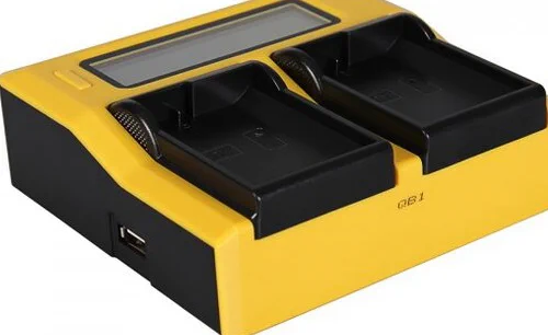 Caricabatteria doppio LCD per Nikon ENEL15