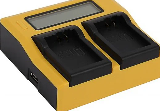 Caricabatteria doppio LCD per Nikon ENEL25