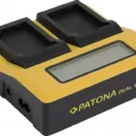Caricabatteria doppio LCD per Nikon ENEL25