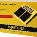 Caricabatteria doppio LCD per Nikon ENEL25