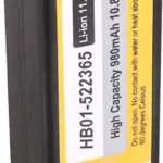 1267 Batteria per fotocamera/videocamera Ioni di Litio 980 mAh