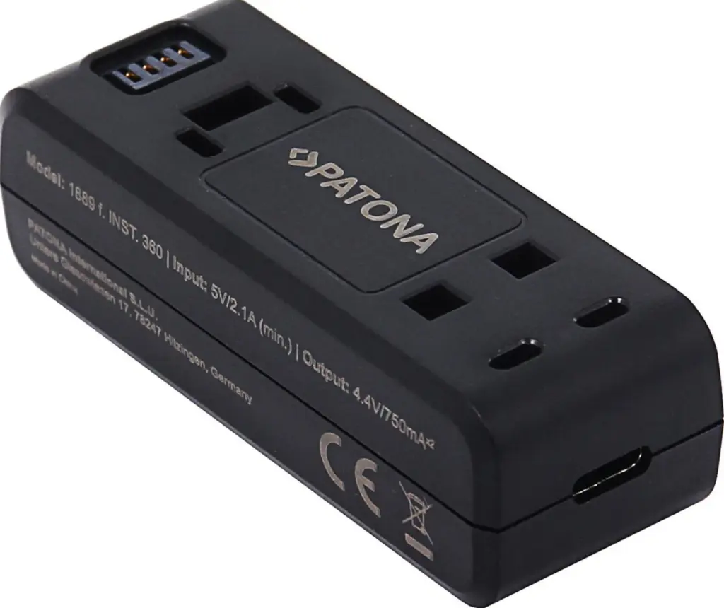 Batteria per telecamera sportiva USB