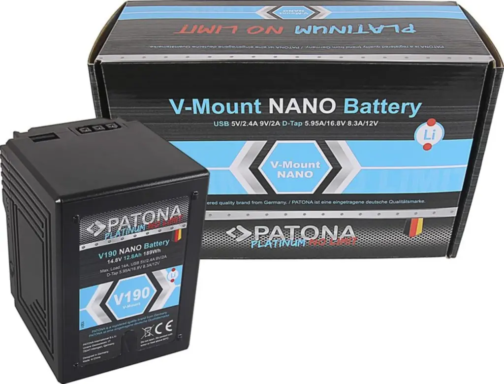 Platinum Nano V190 VMount Batteria 189Wh