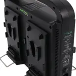 Caricabatterie parallelo a 4 vie per batterie Vunt con funzione di alimentazione con Cavo XLR a 4 pin