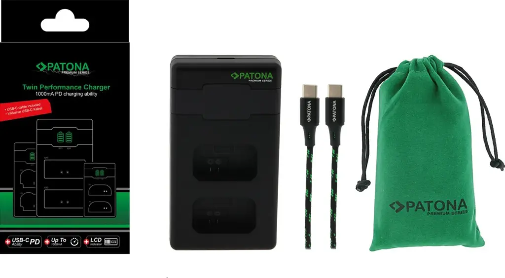 Caricabatteria Premium Twin Performance PD per Sony NP FW50