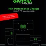 Caricabatteria Premium Twin Performance PD per Nikon ENEL15