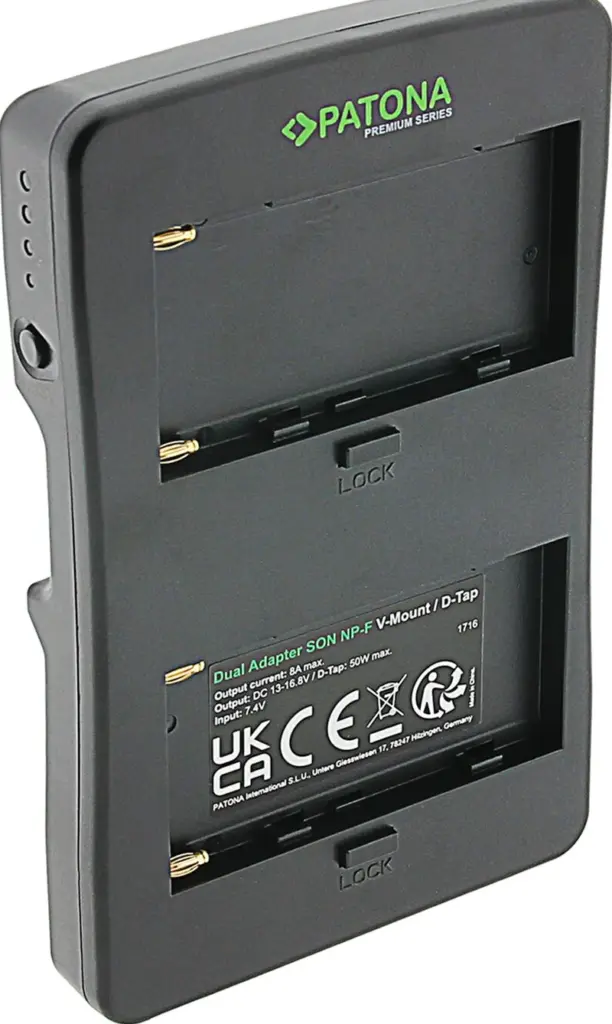 Adattatore Premium VMount per batterie Sony NPF al connettore VMount