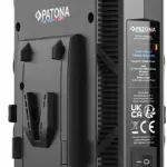 Caricabatterie Platinum a 2 canali per Vmount 6A2 USBCPD100W out incluso cavo XLR a 4 pin