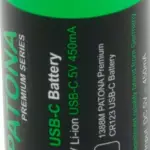 PREMIUM USBC 4X CR123A RECHARGEABLE LITHIUM BATTERIES 2400MWH 3.0V RECHARGEABLE WITH 1 TO 2