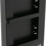 Caricabatterie doppio per Ricoh DB120 GR IV incl. cavo USBC