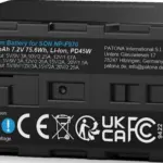 Platinum per Sony NPF970 10500mAh PD45W 1xUSBC 1xUSBA inclusa custodia