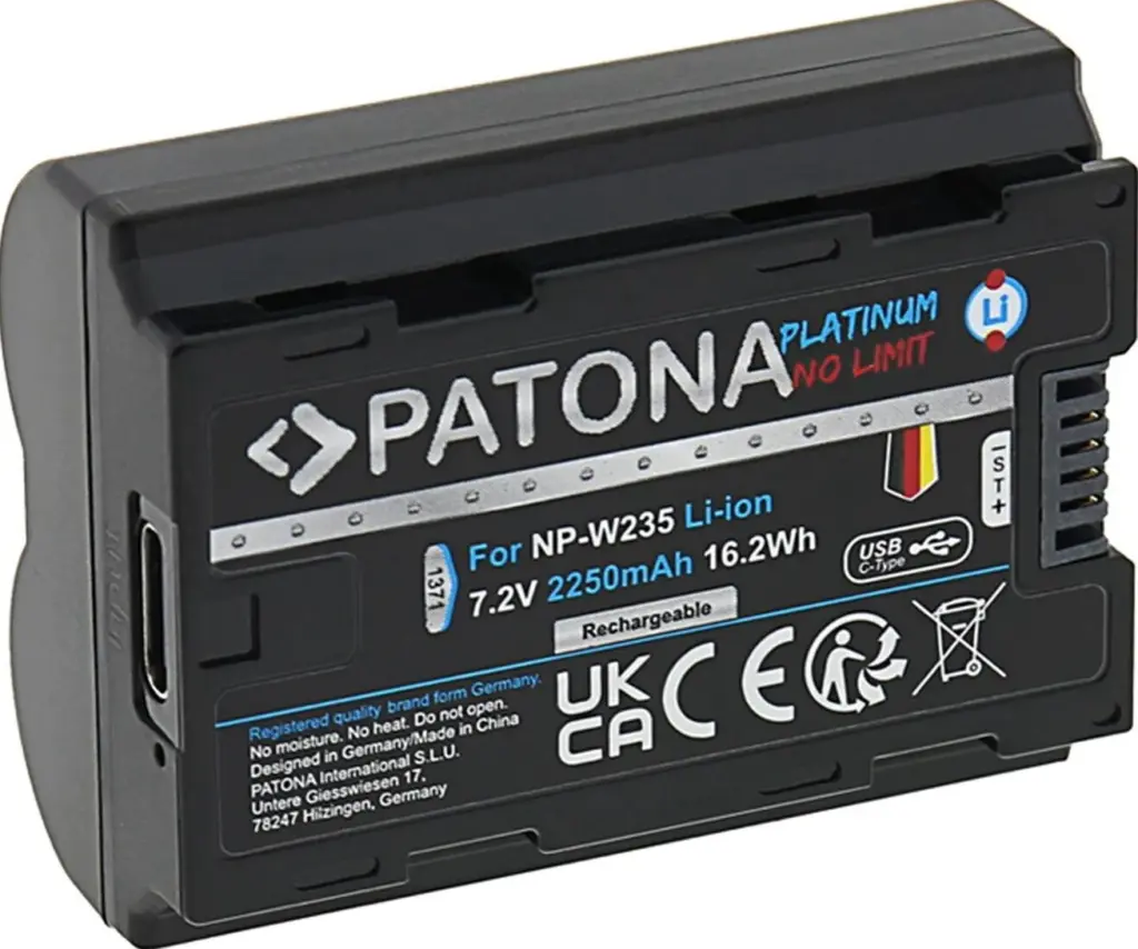 NPW235 Platinum 7.2V 2250mAh con porta USBC