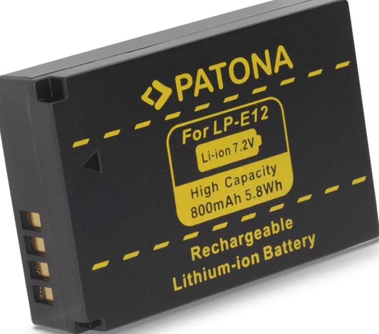 Batteria LPE12 7.2V 800mAh