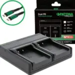 Carica Batterie Premium Dual PD Performance per Nikon ENEL15 USB Ingresso/Uscita