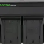 Caricabatteria Premium Dual PD Performance per Canon LPE6 con ingresso / uscita USBC