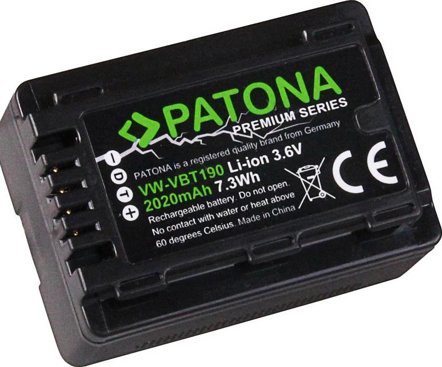 VWVBT190 3.6 V 2020 mAh