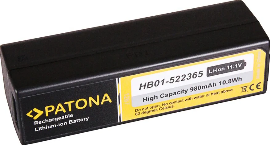 1267 Batteria per fotocamera/videocamera Ioni di Litio 980 mAh