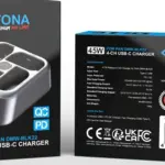 PLATINUM USBC PD QC 4PORT FAST CHARGER FOR PANASONIC DMWBLK22
