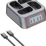 PLATINUM USBC PD QC 4PORT FAST CHARGER FOR CANON LPE6 LPE6N LPE6NJ LPE6P
