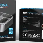 PLATINUM USBC PD QC 4PORT FAST CHARGER FOR SONY NPFZ100