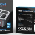 PLATINUM USBC PD QC 4PORT FAST CHARGER FOR SONY NPFW50