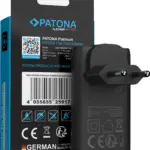 PLATINUM GAN PD65W FLAT ADAPTER BLACK 2X USBC PD3.0 QC3.0