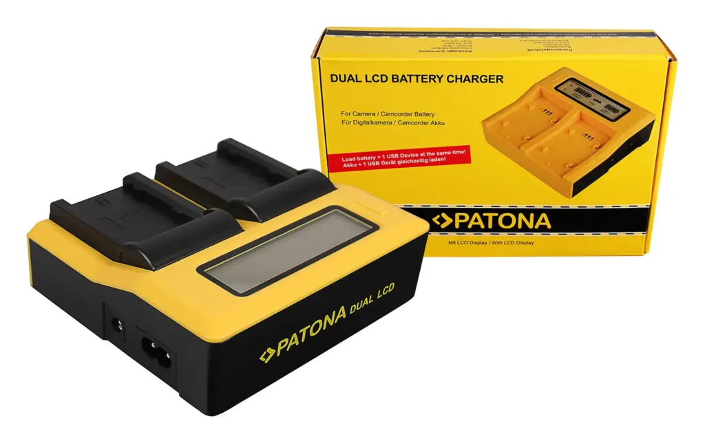 Caricabatteria DUAL LCD per NPW235