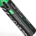 Premium 4X AAA Batterie Ricaricabili al Litio con porta USBC 500mAh 1.5V con cavo incluso