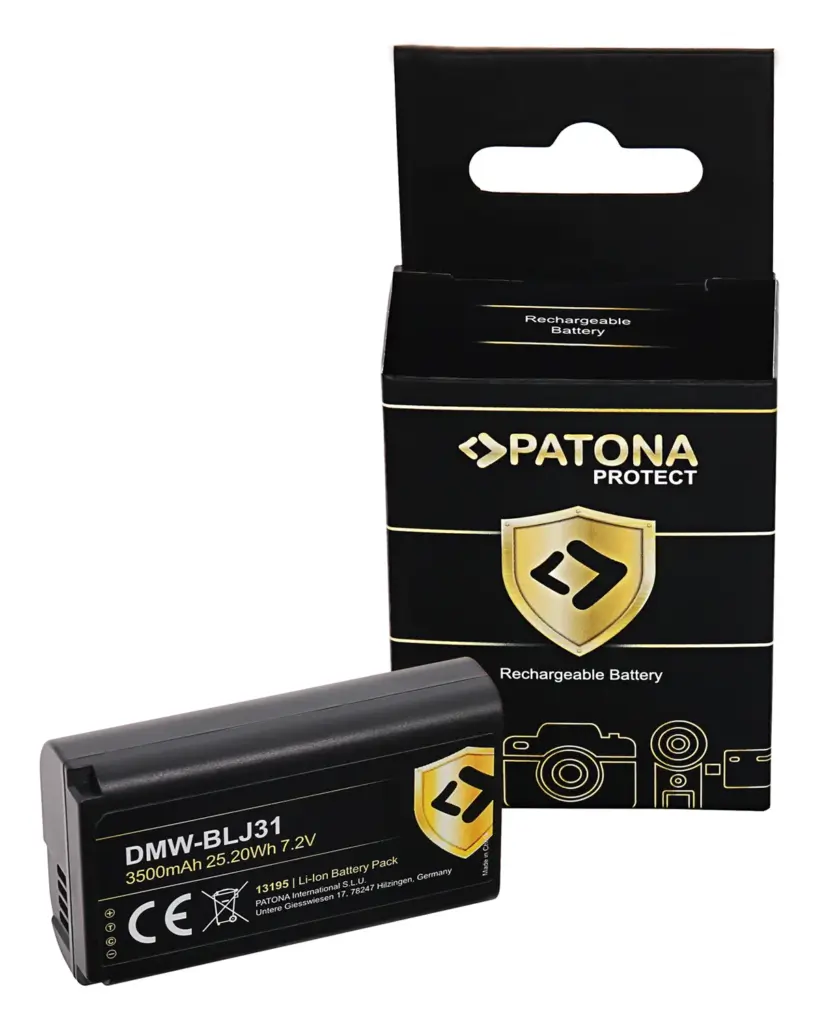 Batteria Protect per Panasonic DMWBLJ31 Lumix DCS1 DCS1R